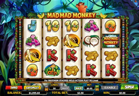 Игровой автомат Mad Mad Monkey Mini  играть бесплатно